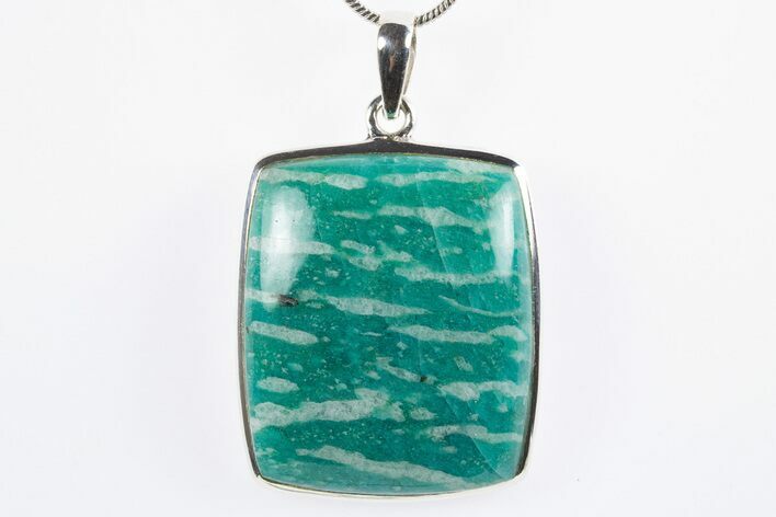 Amazonite Pendant (Necklace) - Sterling Silver #305011